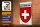 Holzschild Flagge 20x30cm Switzerland Schweiz Wappen