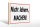 Holzschild Spruch 30x20cm Nicht labern machen
