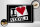 Holzschild Alkohol 30x20cm I love Vodka (Herz)