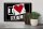 Holzschild Alkohol 30x20cm I Love Beer (Herz)