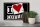 Holzschild Kaffee 30x20cm I love Coffee (Herz)