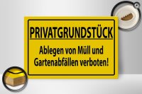 Holzschild 30x20cm PRIVATGRUNDSTÜCK abl. von...