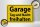 Holzschild Hinweis 30x20cm Garage Tag und Nacht freihalten