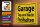 Holzschild Hinweis 30x20cm Garage Tag und Nacht freihalten