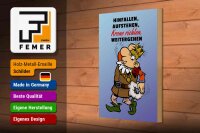 Holzschild Spruch 20x30cm Hinfallen aufstehen Krone Richten