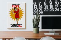 Holzschild Spruch 20x30cm bin keine Zicke tun was ich sage