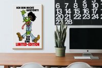 Holzschild Spruch 20x30 cm Nicht gestört, Limited Edition