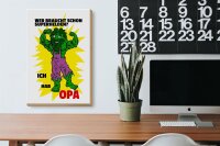 Holzschild Spruch 20x30cm Wer braucht Superhelden Hab Opa