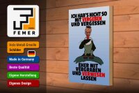 Holzschild Spruch 20x30cm nicht vergeben vergraben