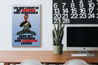 Holzschild Spruch 20x30cm nicht vergeben vergraben