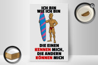 Holzschild Spruch 20x30cm einen kennen mich anderen können mich