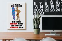 Holzschild Spruch 20x30cm einen kennen mich anderen können mich