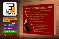 Holzschild Spruch 30x20cm du bist Katzenliebhaber wenn