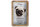 Blechschild Spruch 12x18cm Mops Hund Schild
