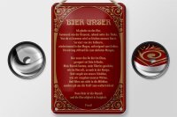 Blechschild Alkohol 12x18cm Prost Bier unser Schild