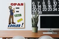 Holzschild Spruch 20x30cm Opas sind wie Väter nur cooler