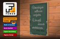 Holzschild Spruch 20x30cm Versuchungen soll man nachgeben