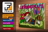 Holzschild Spruch 30x20cm Lieblingsplatz Zwerg im Garten