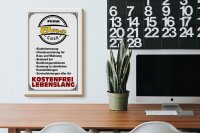 Holzschild Spruch 20x30cm Firma Oma GmbH kostenfrei