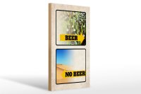 Holzschild Alkohol 20x30cm Bild Beer No Beer Bier
