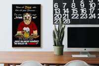 Holzschild Spruch 20x30cm wenn ich Bier sehe höre ich 2