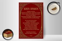 Holzschild Alkohol 20x30cm Prost Bier unser Schild