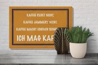 Holzschild Spruch 30x20cm ich mag Kaffee Schild