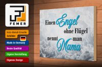 Holzschild Spruch 30x20cm  Engel ohne Flügel nennt man Mama