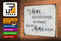 Holzschild Spruch 30x20cm Mama kann vieles ersetzen aber