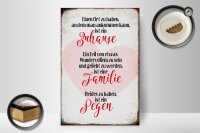 Holzschild Spruch 20x30cm Zuhause Familie Segen Herz
