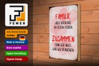 Holzschild Spruch 20x30cm Familie lässt dich nie im Regen