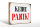 Holzschild Spruch 30x20cm keine Panik Retro Schild