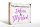 Holzschild Spruch 30x20cm Einhorn und Glitzerstaub