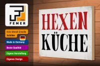 Holzschild Spruch 30x20cm Hexen Küche Schild