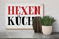 Holzschild Spruch 30x20cm Hexen Küche Schild