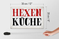 Holzschild Spruch 30x20cm Hexen Küche Schild