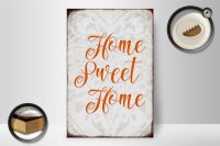 Holzschild Spruch 20x30cm Home sweet Home Herz Schild
