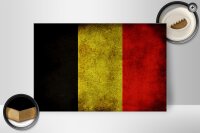 Holzschild Flagge 30x20cm Belgien Fahne