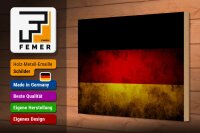 Holzschild Flagge 30x20cm Deutschland Fahne