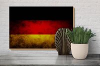 Holzschild Flagge 30x20cm Deutschland Fahne