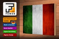 Holzschild Flagge 30x20cm Italien Fahne