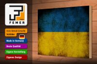 Holzschild Flagge 30x20cm Ukraine Fahne