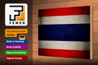 Holzschild Flagge 30x20cm Thailand Fahne Wanddeko
