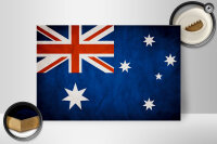 Holzschild Flagge 30x20cm Australien Fahne