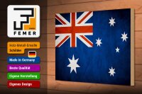 Holzschild Flagge 30x20cm Australien Fahne