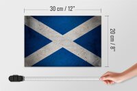 Holzschild Flagge 30x20cm Schottland Fahne