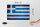 Holzschild Flagge 30x20cm Griechenland Fahne