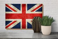 Holzschild Flagge 30x20cm United Kingdom Wanddeko