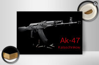 Holzschild Gewehr 30x20cm AK-47 Kalaschnikow