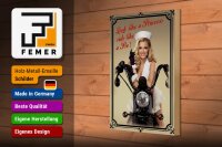Holzschild Motorrad 20x30cm look like a Princess ride